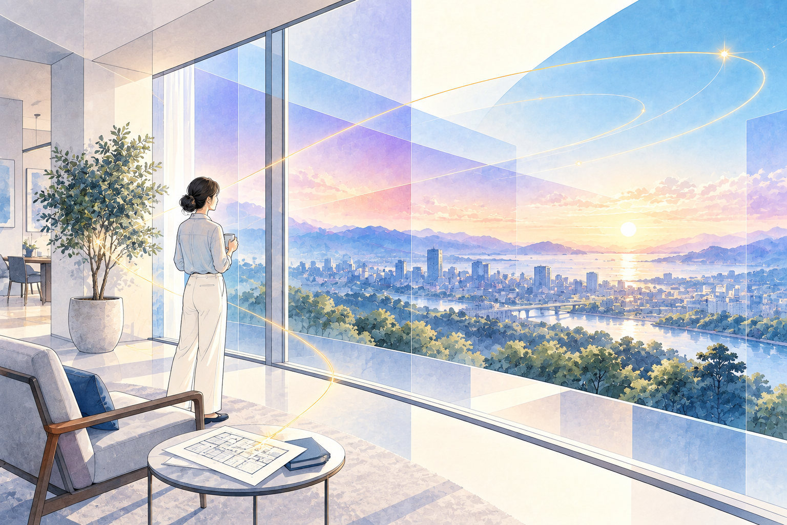 今の自分とこれからの暮らしに、心地よく響く場所や物に囲まれている。
