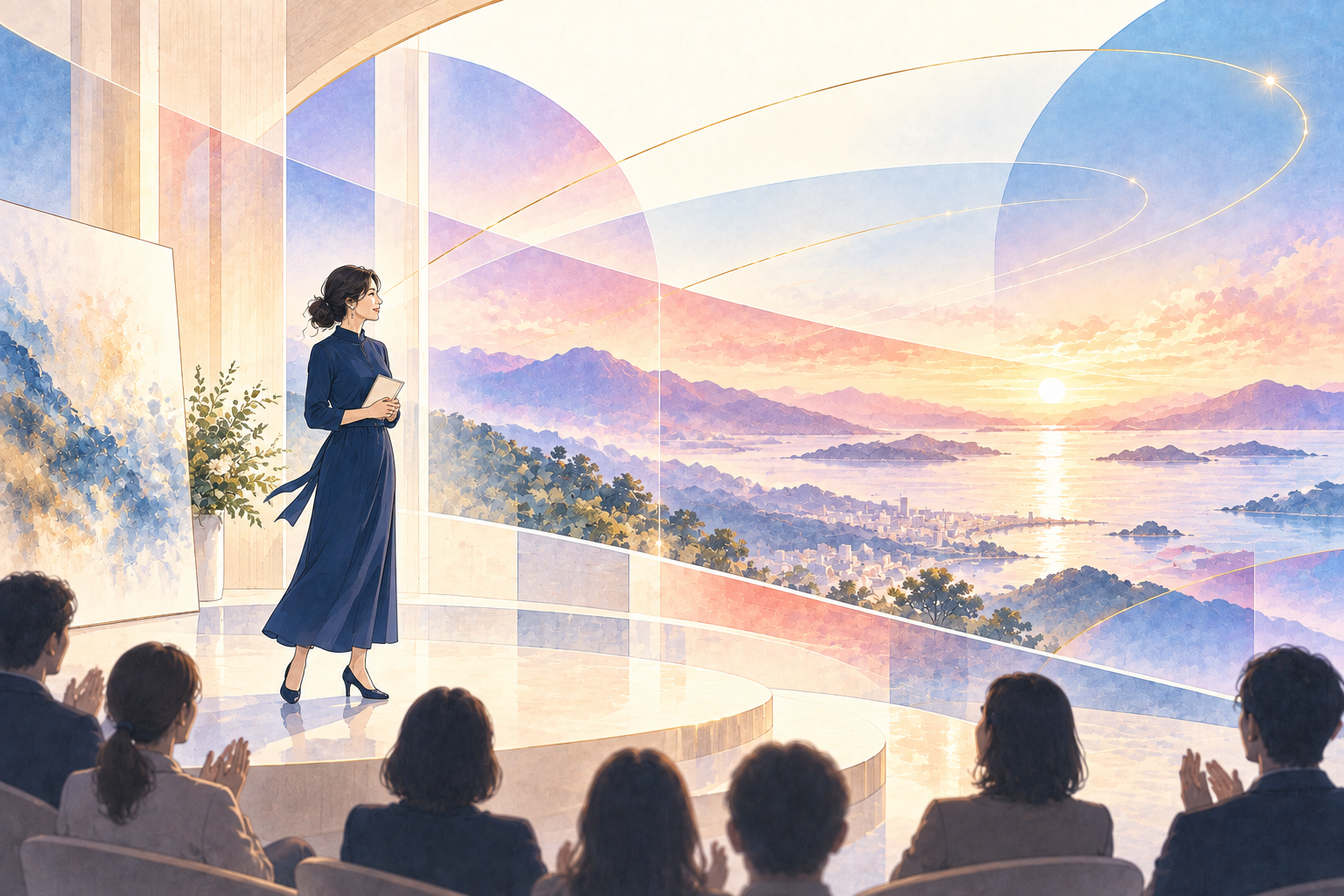 心の奥で描いていた夢が現実になり、その先の可能性もひらいている。