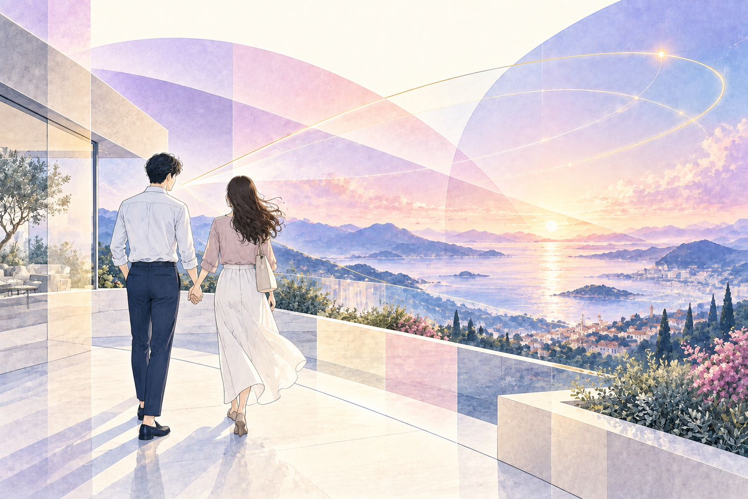 互いの自分らしさを大切にしながら、同じ未来をひらいている。